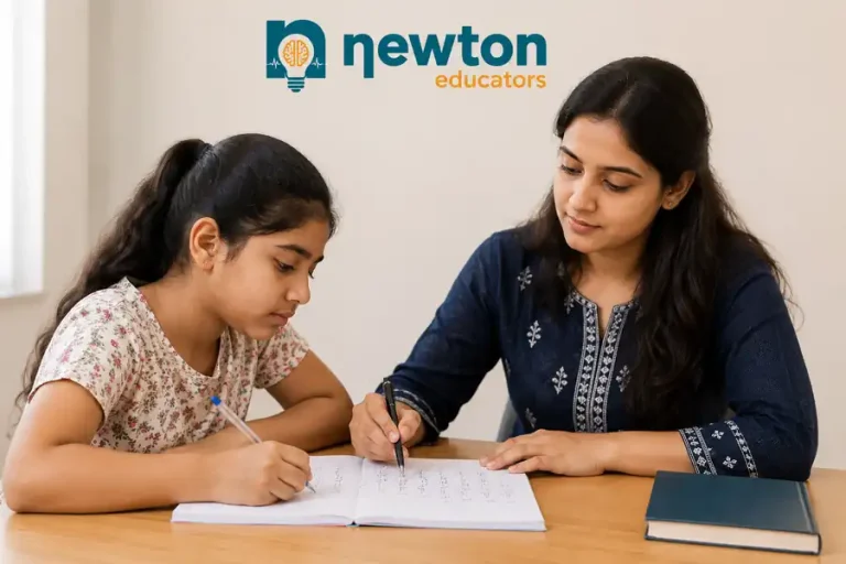 Experienced female home tutor providing one-to-one home tuition to a student with Newton Educators in Indore